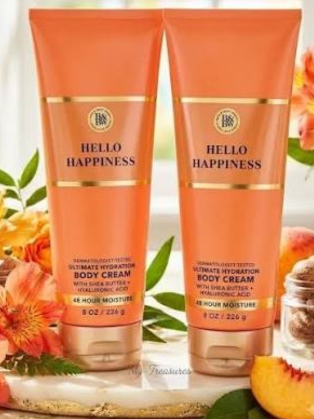 Bath & Body Works Hello Happiness Body Cream (Set Of 2)